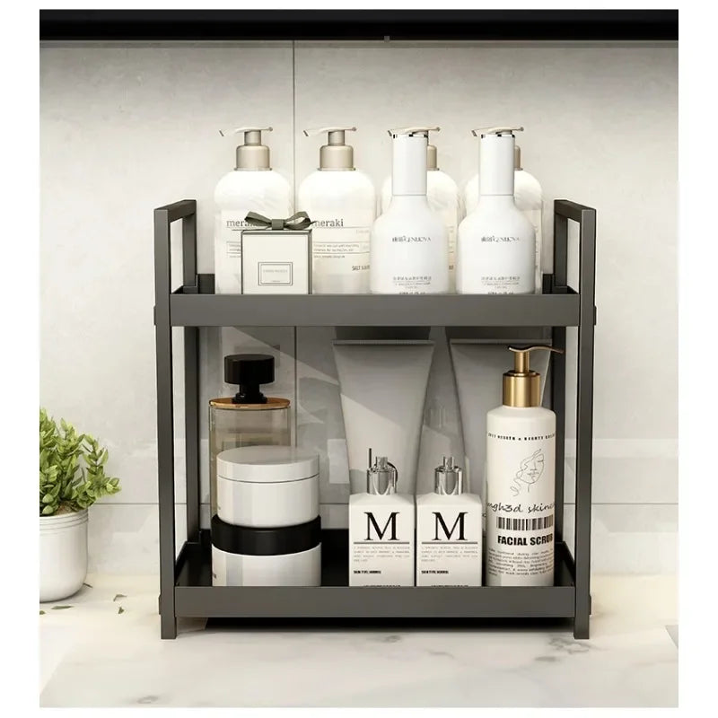 Double desk storage rack  organizer Bathroom shelf