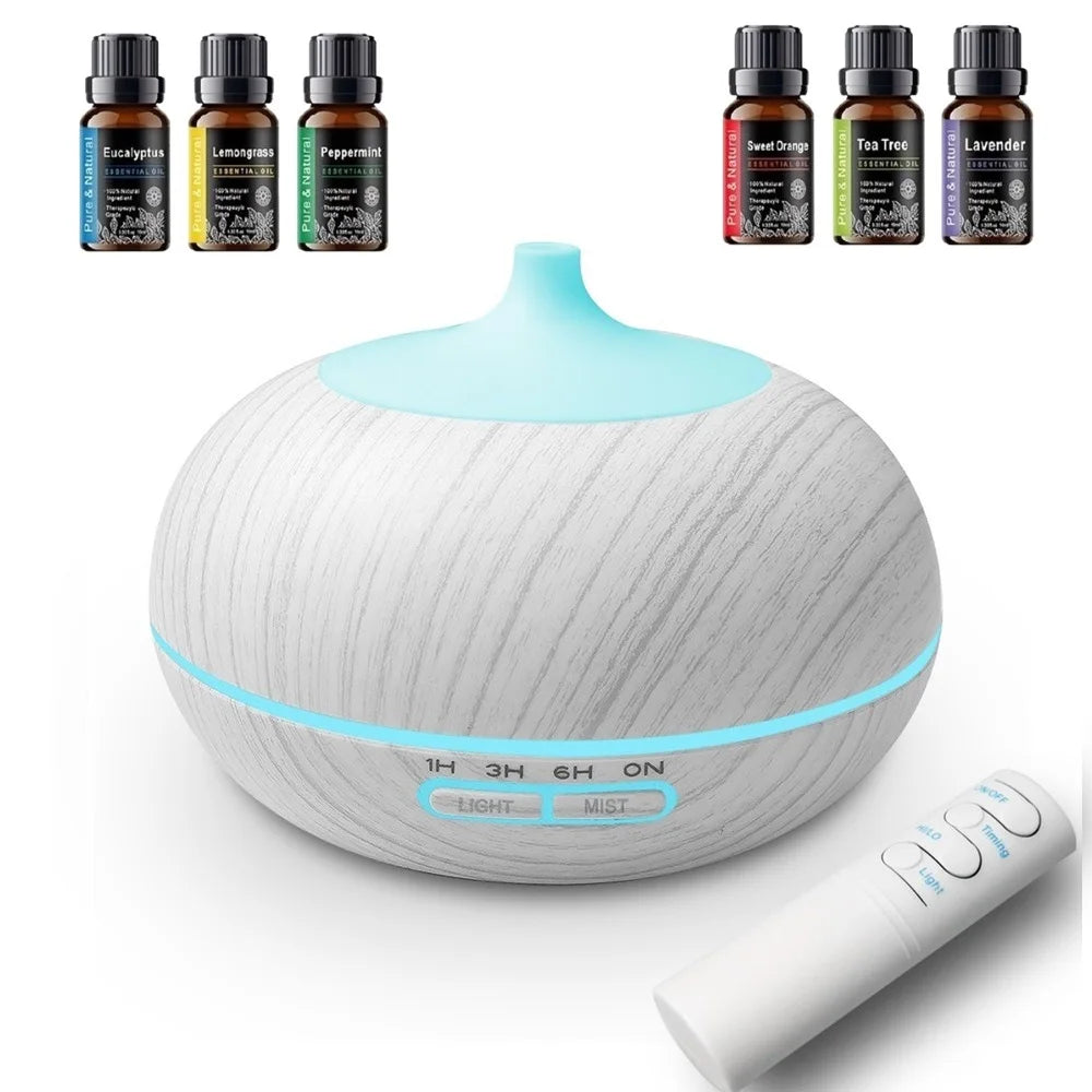 Humidifier Essential Oil Diffuser With Lights Remote Control