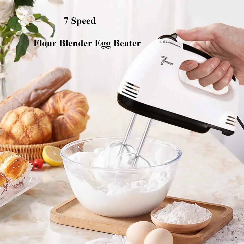 Handheld Electric Beater Automatic Mixer 7-speed Cream Blender
