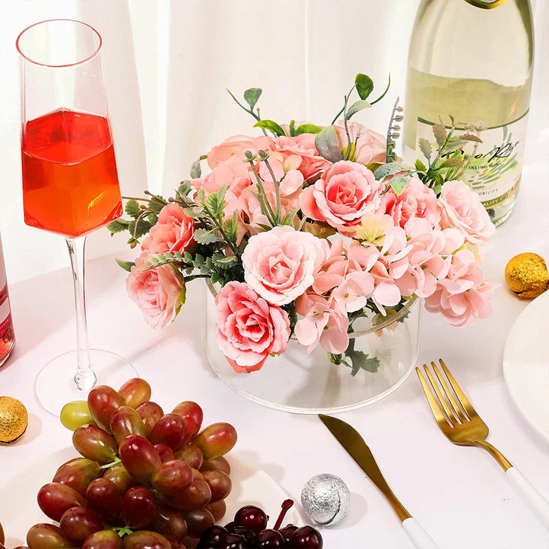 12 Hole Circular Vase,12 Hole, Perfect for Tables